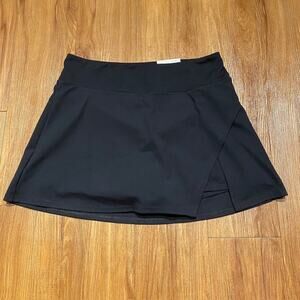 SO The Sporty Skirt Women's Size Large Black Skort Stretch Tennis Staple NWT